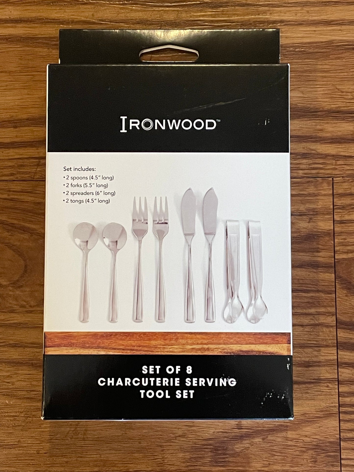 Ironwood Charcuterie Serving Tool Set (Set of 8)