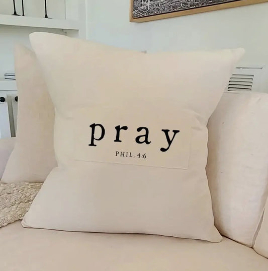 Revelation Culture Square Pillow-Pray