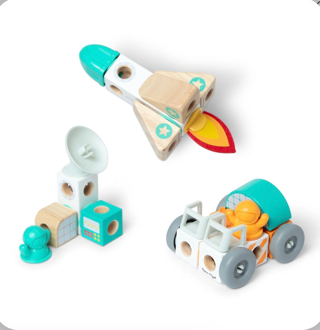 Melissa & Doug Blockables Space Play Set