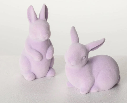 Sullivan’s Gift Lavender Bunny Figurine Set (Sold Individually)