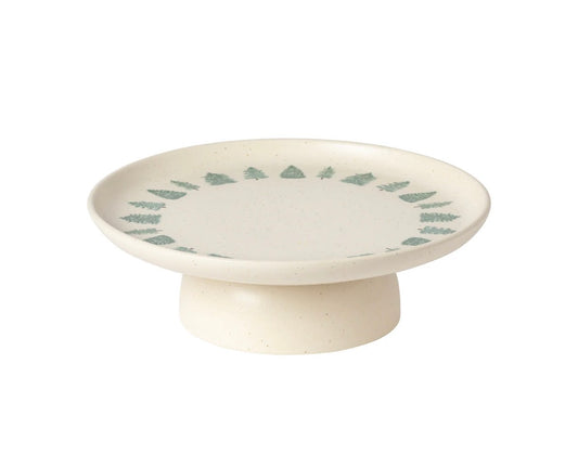 Casafina Pacifica Footed Plate-Christmas Tree