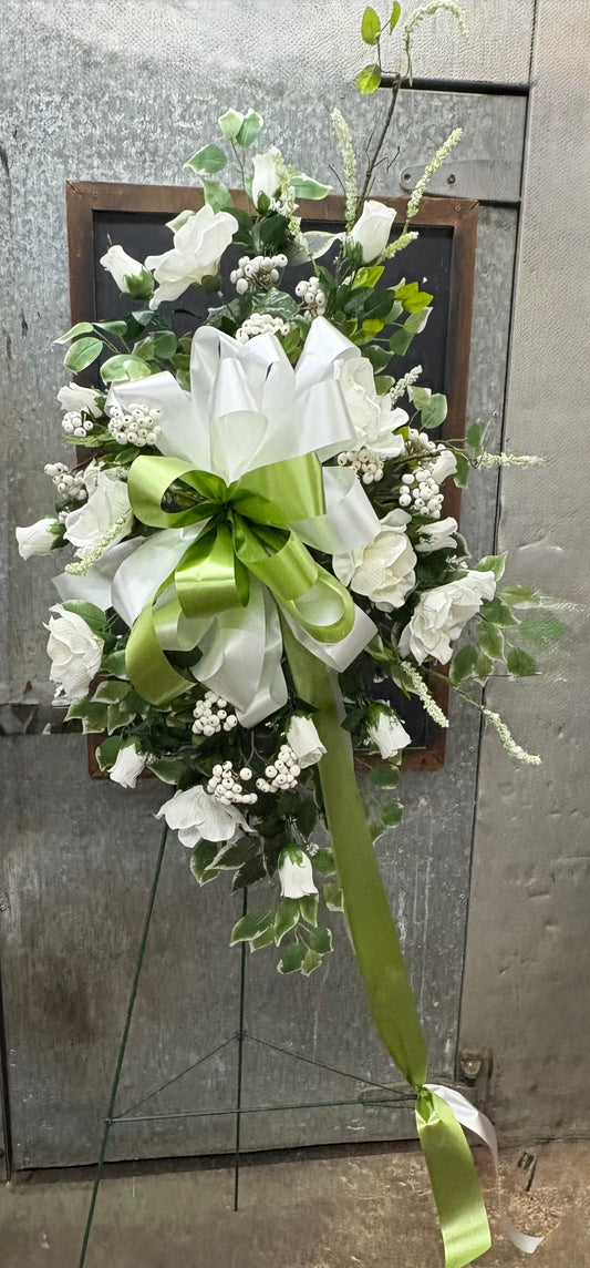 White Silk Spray