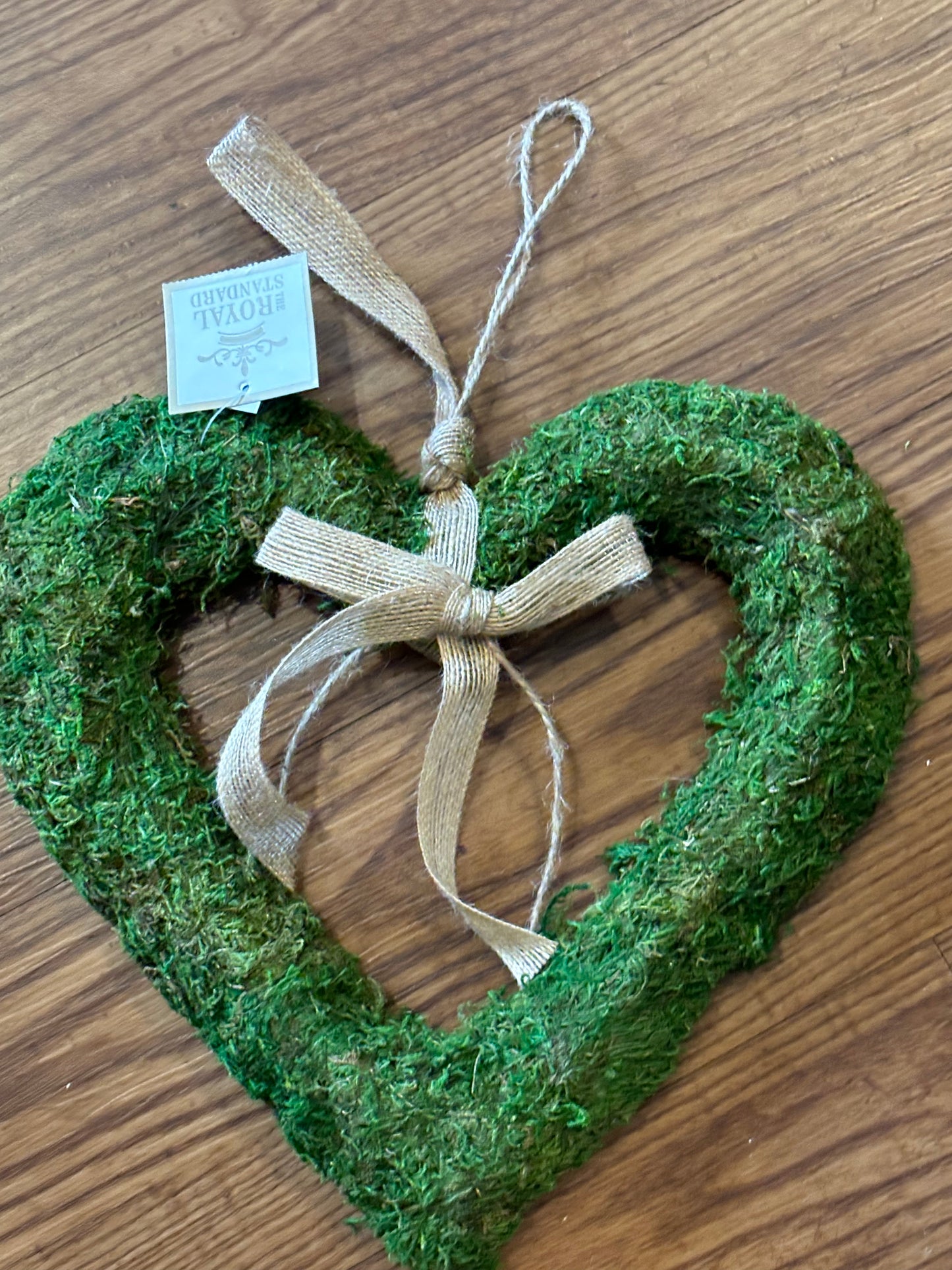 The Royal Standard Grass Heart Wreath