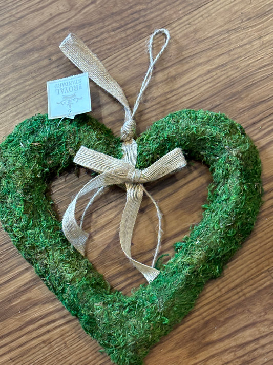 The Royal Standard Grass Heart Wreath