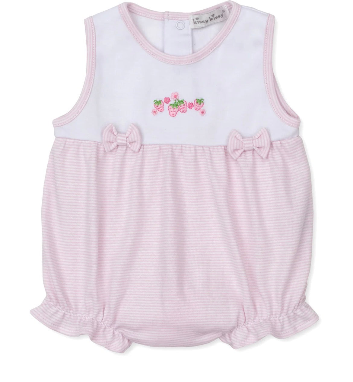 Kissy Kissy Classic Treasures Pink Stripe Bubble