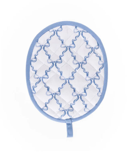 Mary Square Pot Holder-Bow Trellis