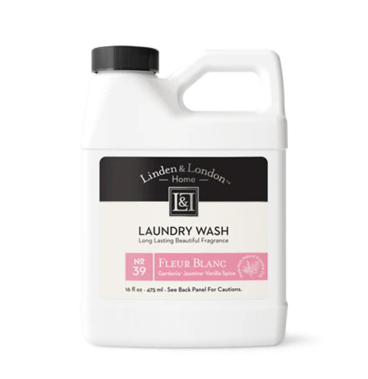 Linden & London Laundry Wash (16 oz)-Fleur Blanc