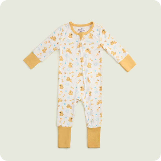 Warmies Golden Dog Footie Pajamas