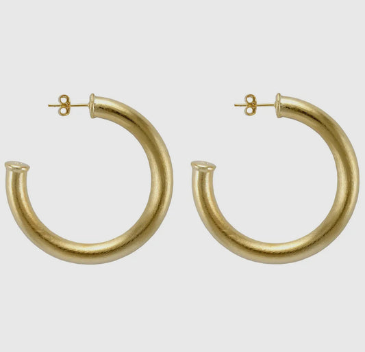 Sheila Fajl Chantal Hoop Earrings-18K Gold Plated