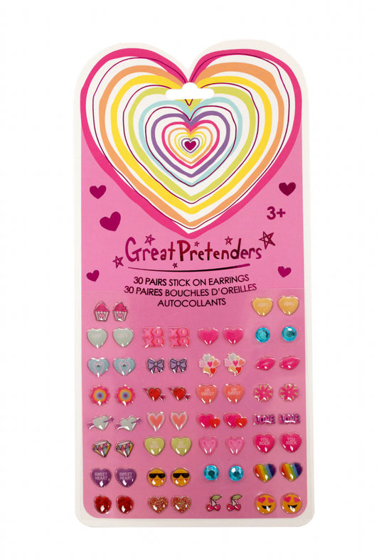 Great Pretenders Heart Sticker Earrings