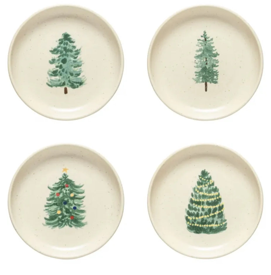 Casafina Pacifica Christmas Appetizer Plates (Set of 4)