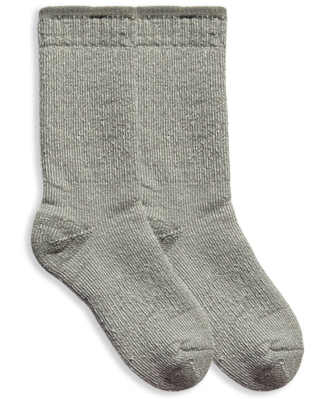 Jefferies Socks Merino Wool Thick Full Cushion Boot Grey Socks (Size Large)