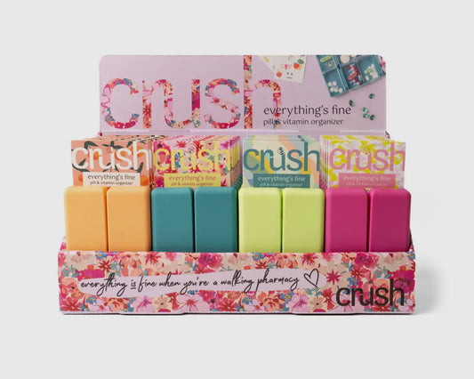 Crush Everything's Fine Pill & Vitamin Case