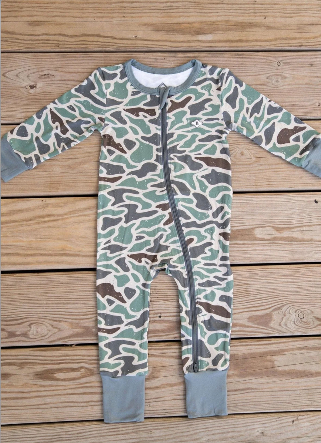 Burlebo Onesie-Retro Duck Camo