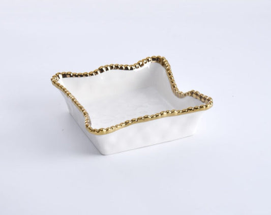 Pampa Bay Cocktail Napkin Holder-Golden Salerno