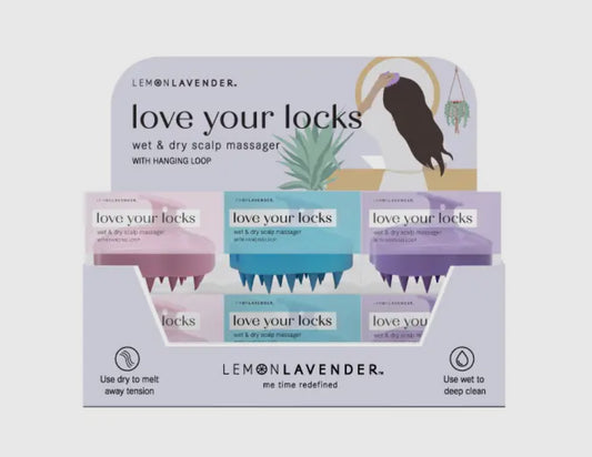 Lemon Lavender Love Your Locks
Wet & Dry Scalp Massager