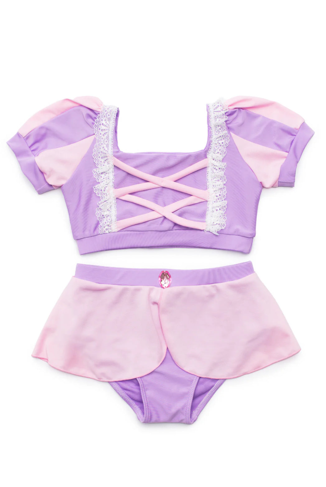 Great Pretenders Rapunzel Swim Suit (Size 5-6)