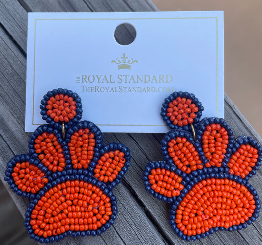 The Royal Standard Earrings-Tiger Paw