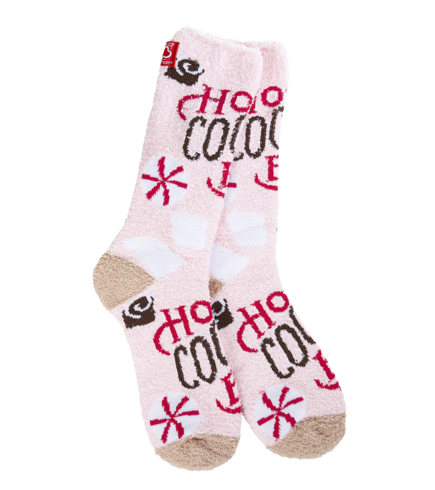 World’s Softest Socks Holiday Christmas Cozy Crew-Hot Cocoa