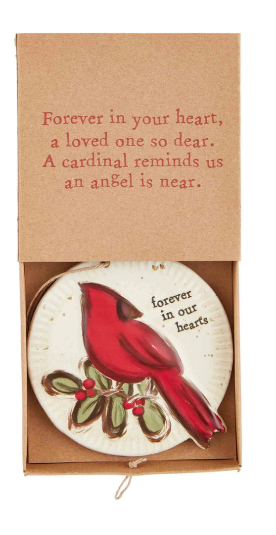 Mudpie Boxed Cardinal Ornament