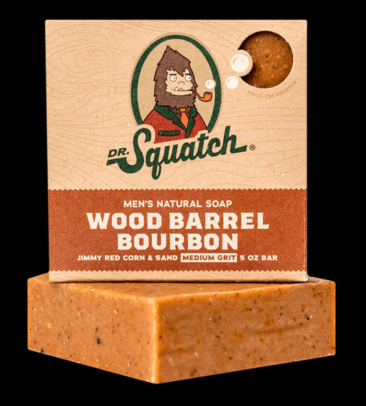 Dr. Squatch Bar Soap-Wood Barrel Bourbon