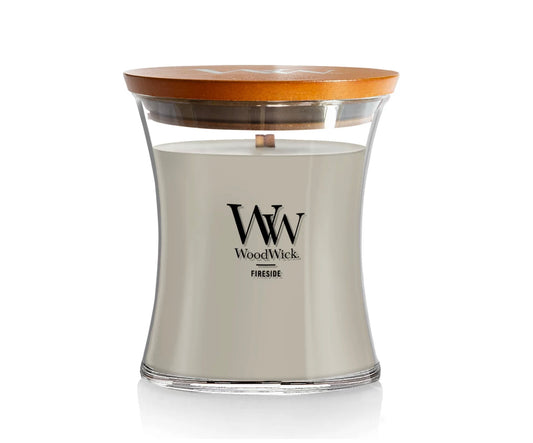 WoodWick Medium Hourglass Candle (9.7 oz)-Fireside