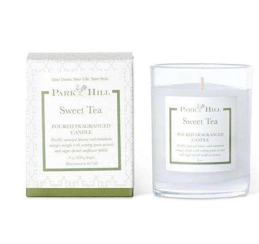 Park Hill Poured Fragranced Candle-Sweet Tea