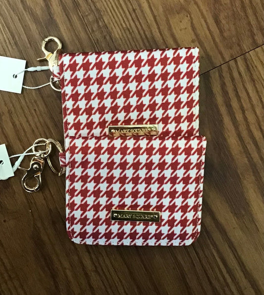 Mary Square ID Wallet-Houndstooth
