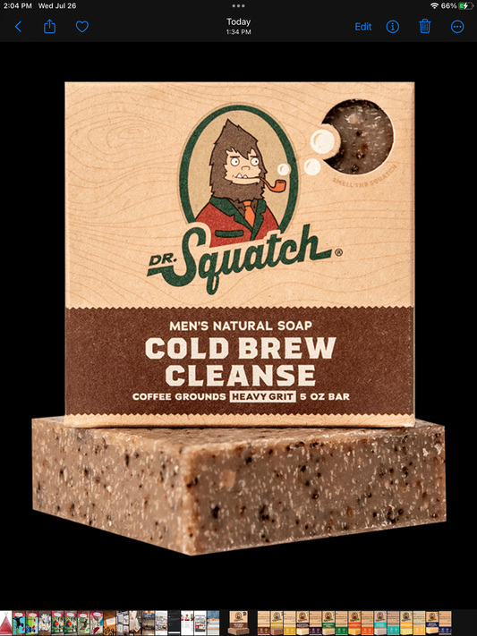 Dr. Squatch Bar Soap-Cold Brew Cleanse