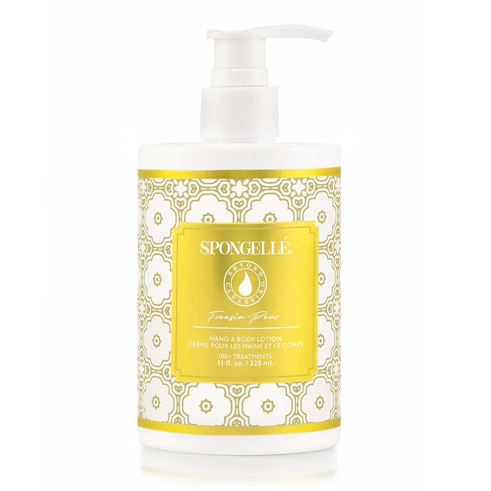 Spongelle Hand & Body Lotion (11 oz)-Freesia Pear
