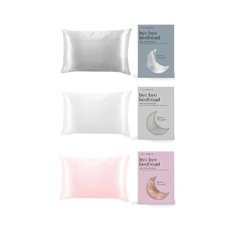 Lemon Lavender Bye Bye Bedhead Silky Satin Pillowcase-Standard Size