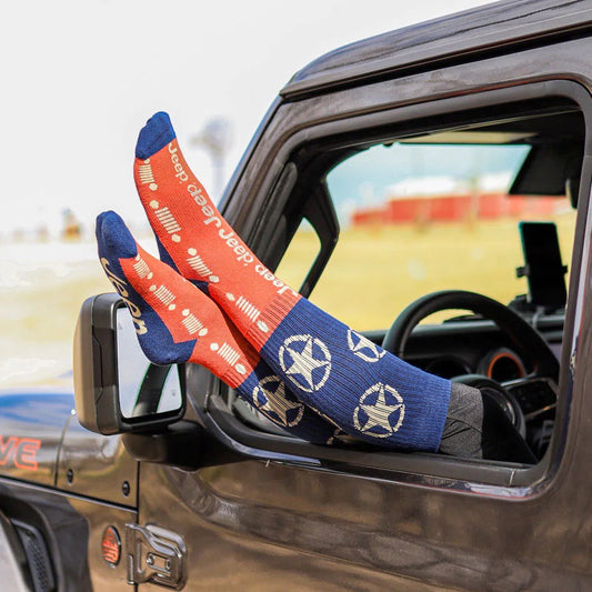 Jeep Old Patriot Crew Socks
