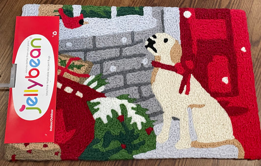 Jellybean Indoor/Outdoor Accent Rugs-Lab with Presents