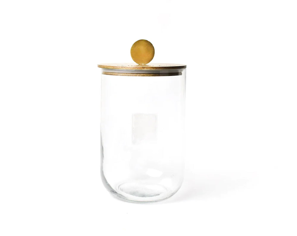 Happy Everything Mini Wooden Lid Glass Jar