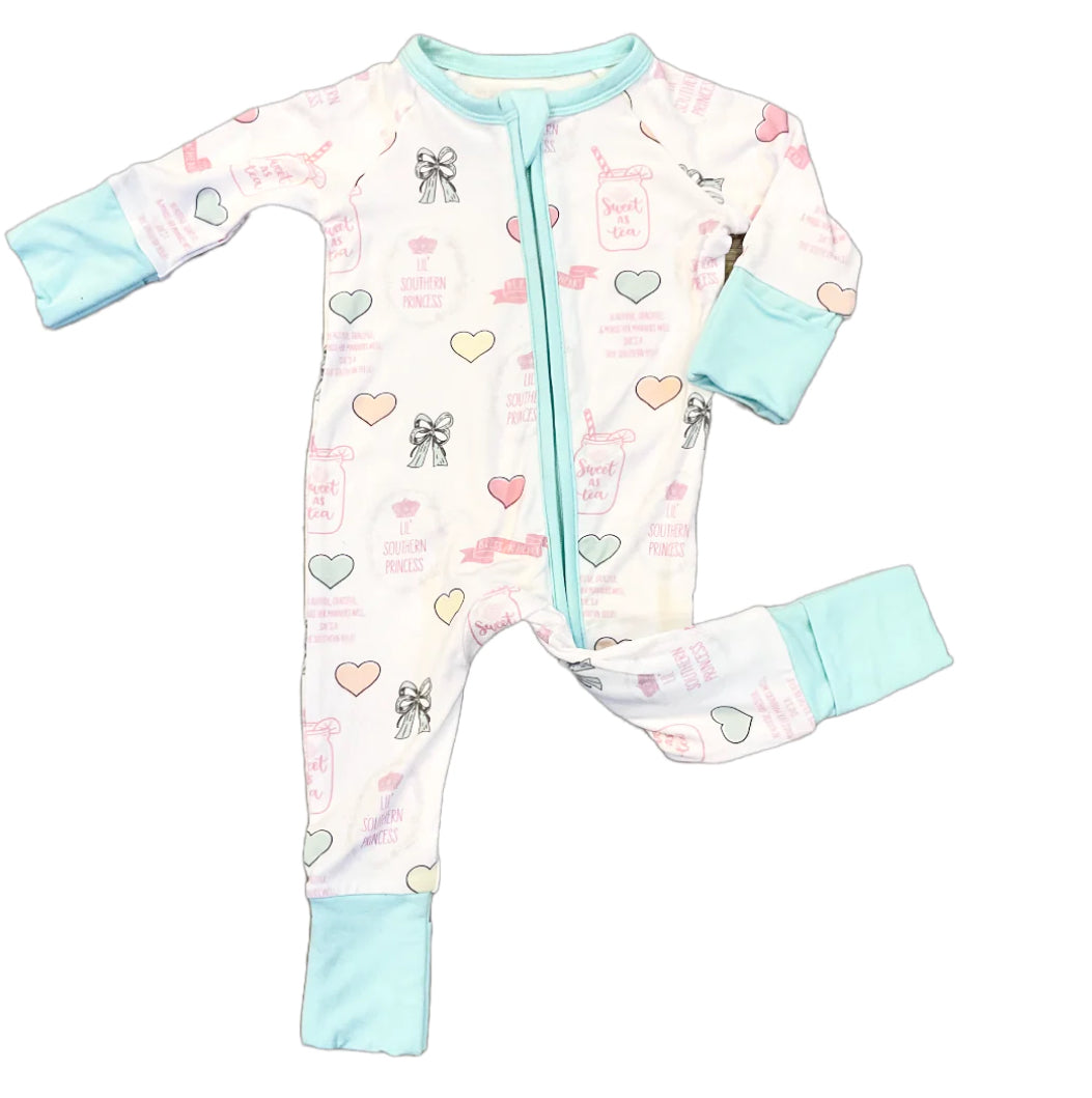Southern Princess Bamboo Zippy Pajamas