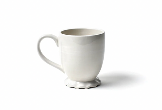 Coton Colors Signature White Ruffle Mug