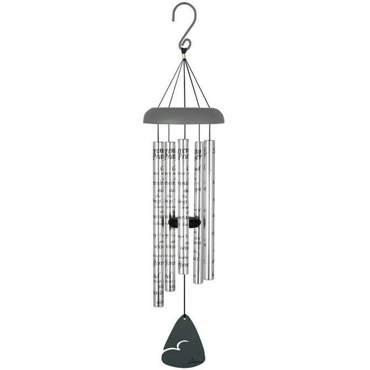 Carson Home Accents 30" Sonnet Chime-Serenity Prayer