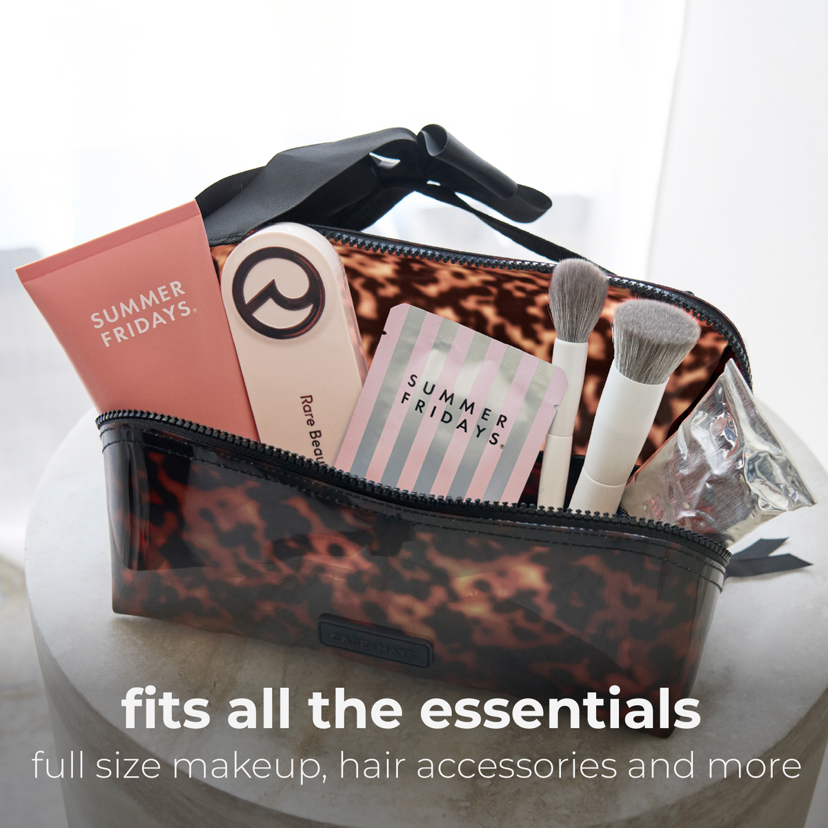 Case-Mate Tortoiseshell Jelly Cosmetic Bag