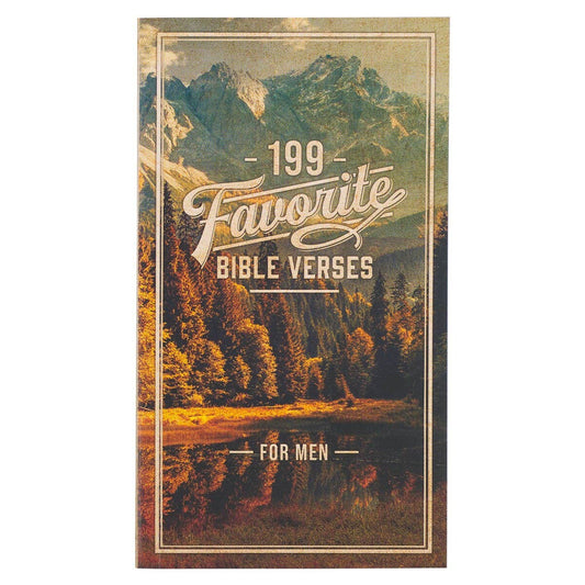 Christian Art Gifts 199 Favorite Bible Verses for Men-Softcover