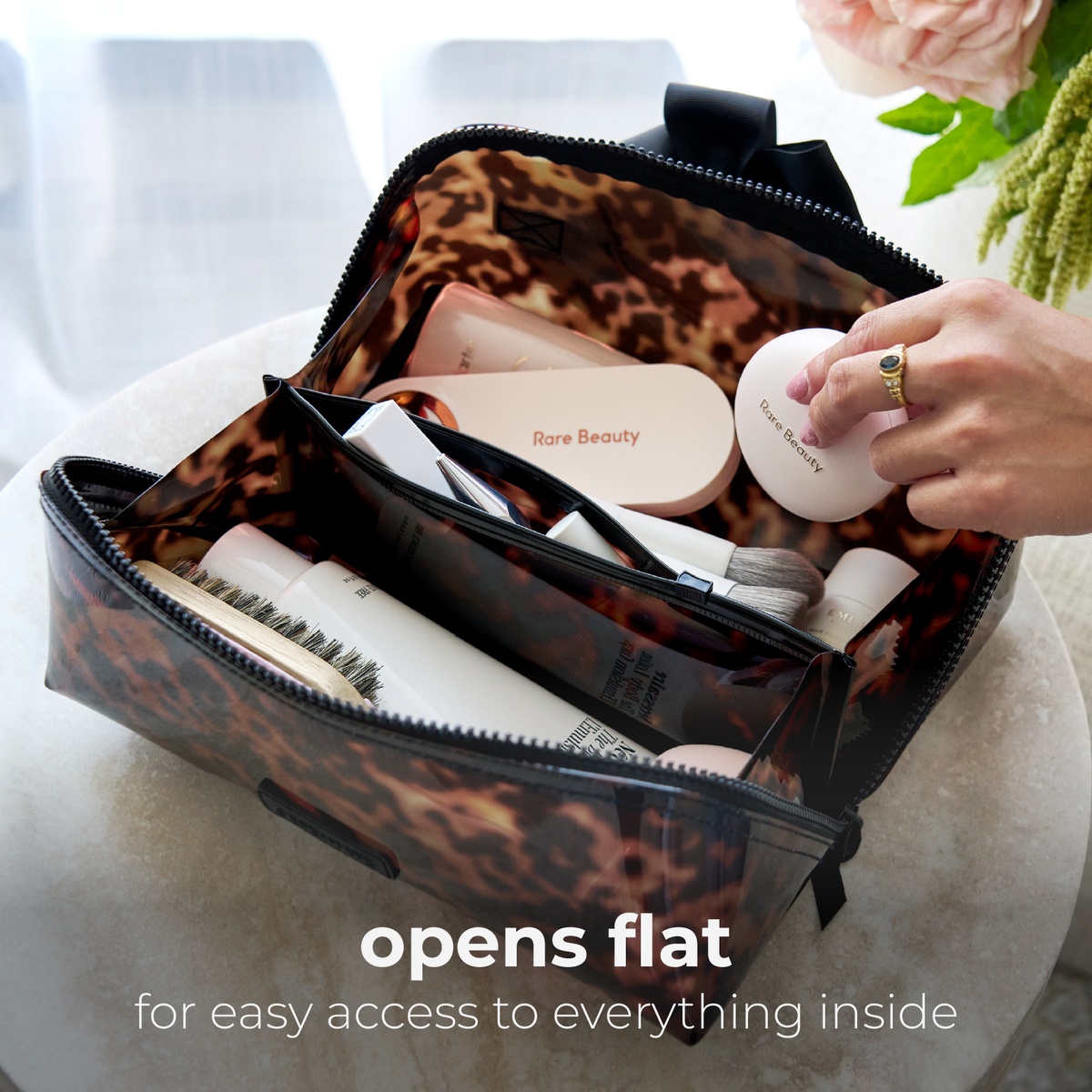 Case-Mate Tortoiseshell Jelly Cosmetic Bag