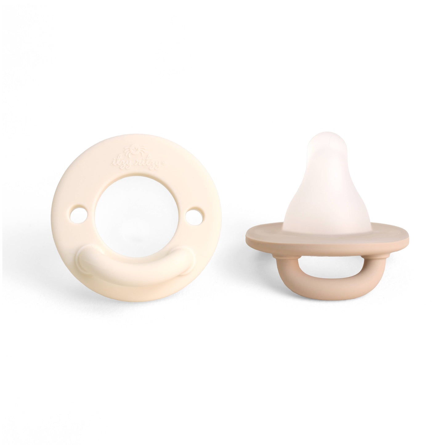Itzy Ritzy Latch & Soothe Breastlike Pacifier-Taupe