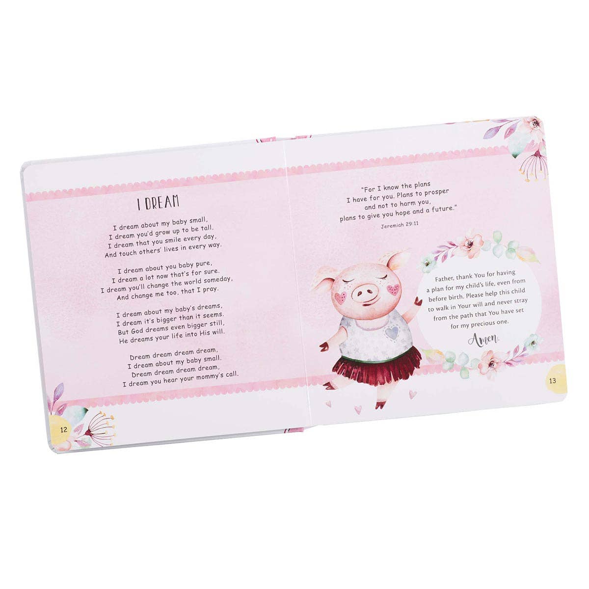 Christian Art Gifts Kid Book-My LullaBible for Girls Padded Hardcover Board Book