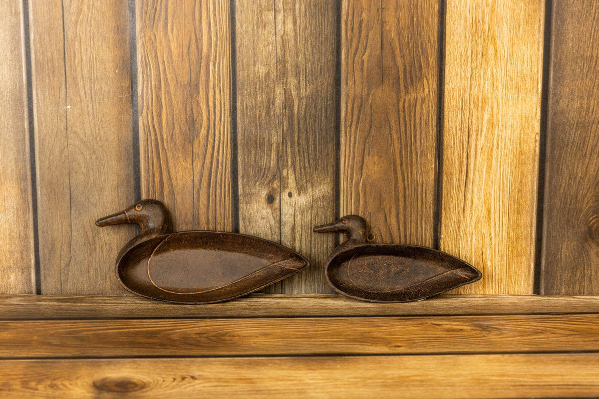 Audrey’s Home & Gifts Midnight Mallard Accent Tray-Set Of 2