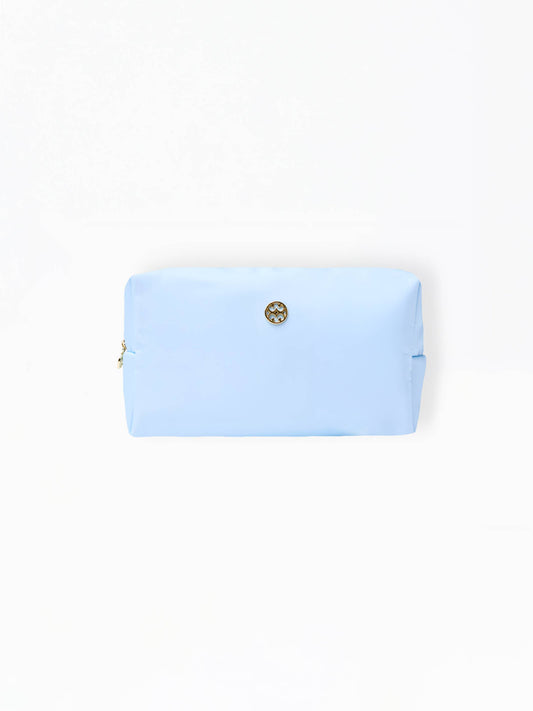 Mary Square Lets Face It Makeup Bag-Sky