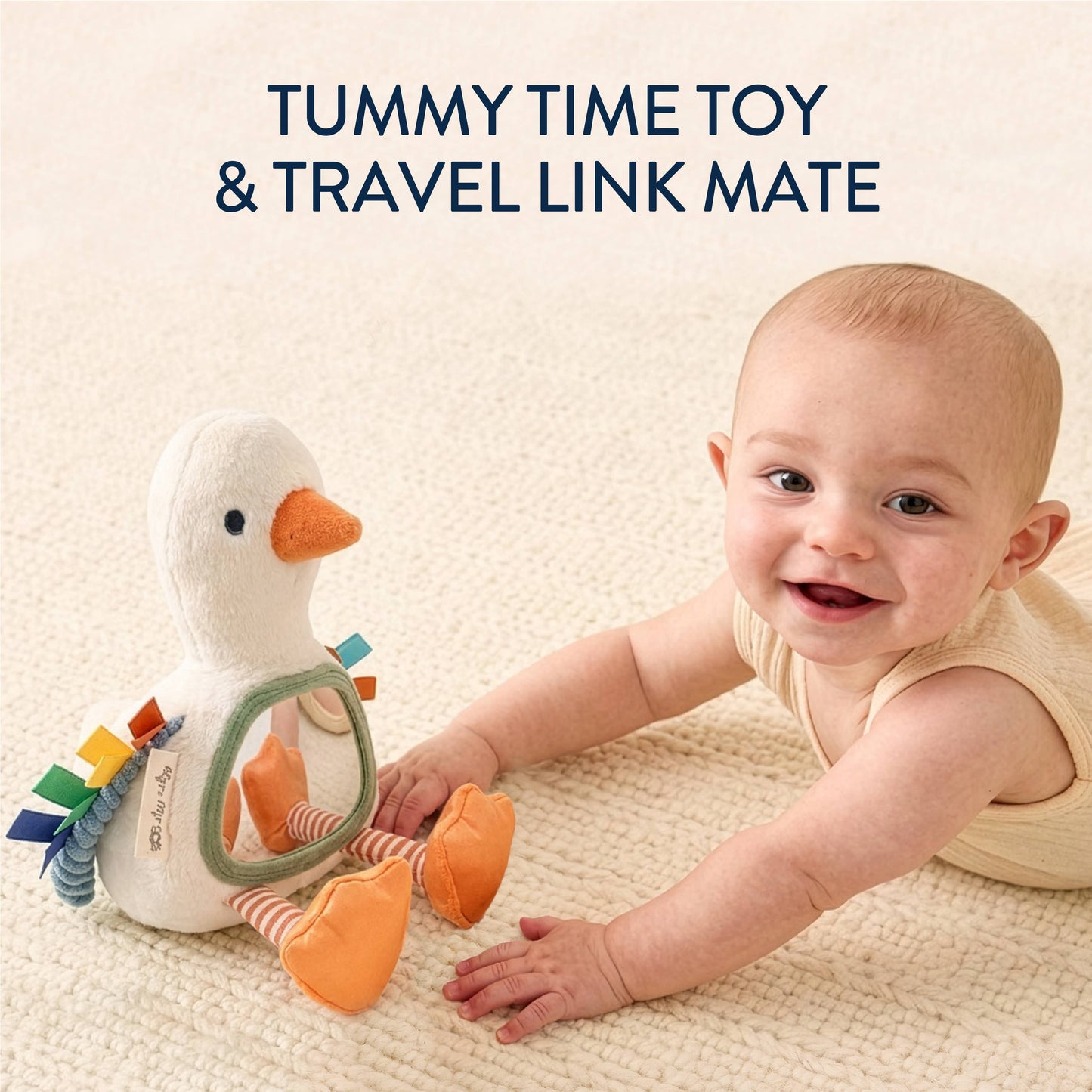Itzy Ritzy Bitzy Sensory Mirror-Goose