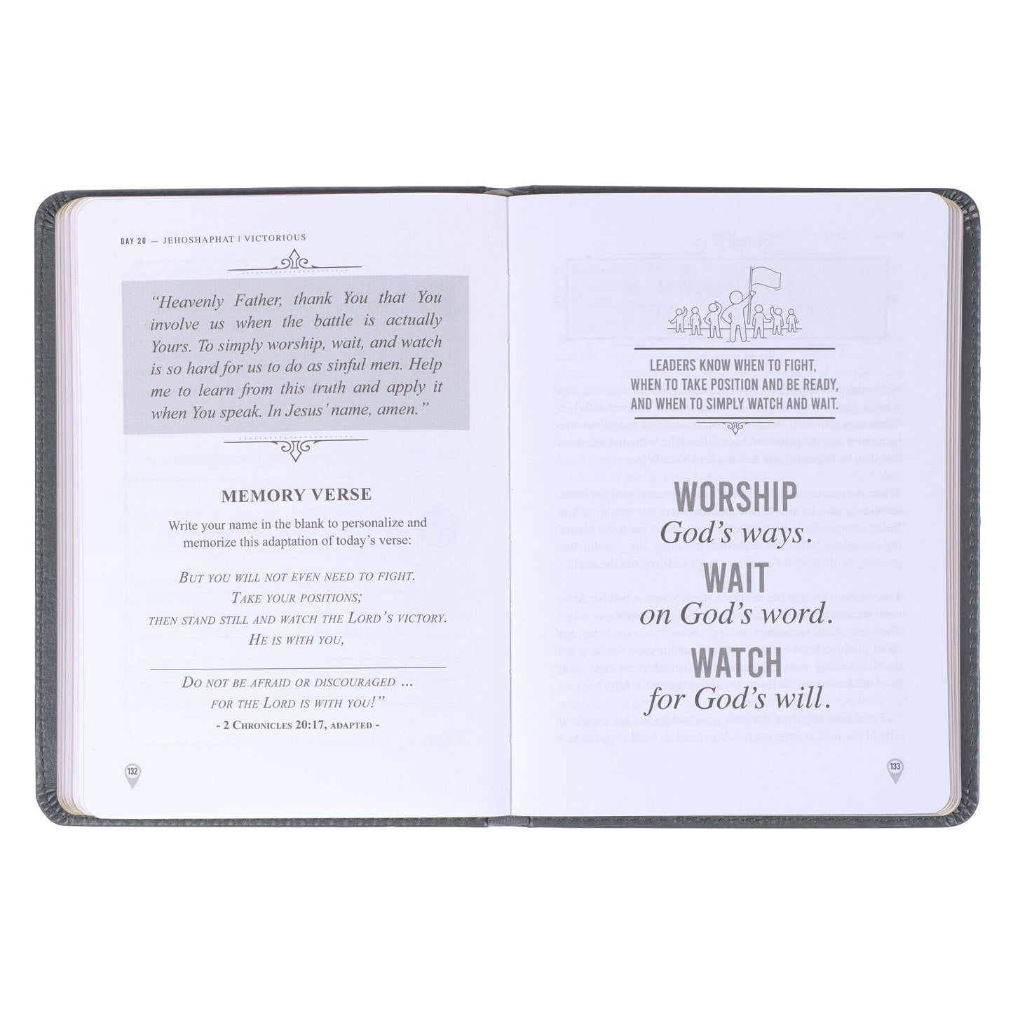 Christian Art Gifts Devotional Legacy of Leaders-Faux Leather