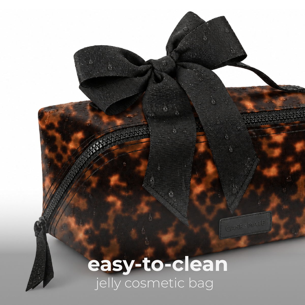 Case-Mate Tortoiseshell Jelly Cosmetic Bag