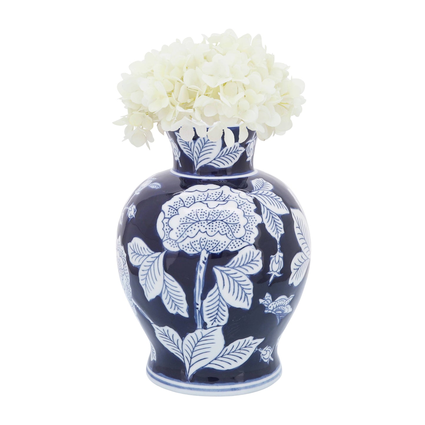 Sagebrook Home Blue Ceramic Decorative Vase (9 inch)