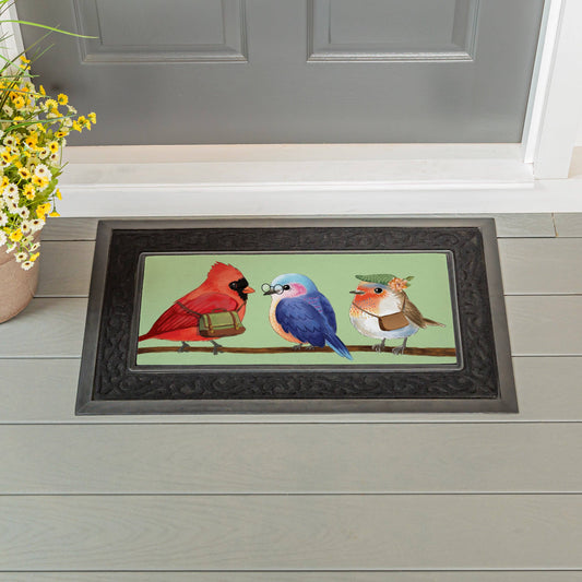 Evergreen Enterprises Sassafras Switch Mat-Cute Bird Nerd