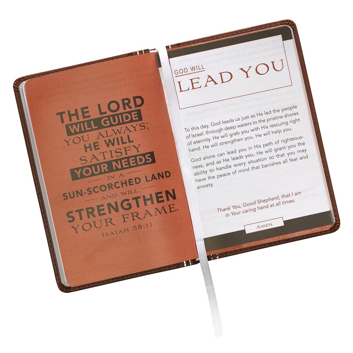 Christian Art Gifts Promises From God for Every Man-Faux Leather